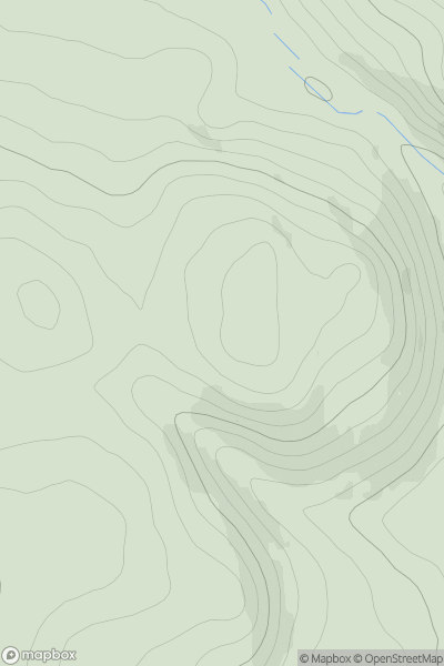 Thumbnail image for Torr Mor [Glen Albyn and the Monadh Liath] [NH834249] showing contour plot for surrounding peak